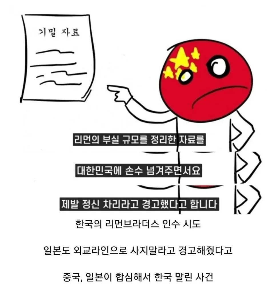 중국 일본이 합심해서 한국을 방해한 사건